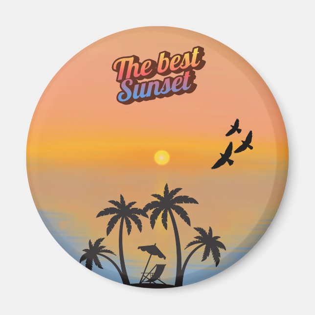 Imã Melhor pôr do sol, (Frente)