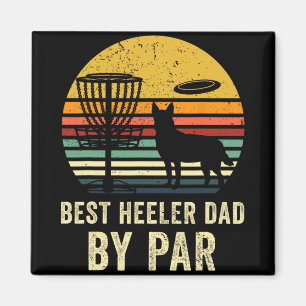 Imã Melhor Presente para Pai Red Blue Heeler Cattle Do