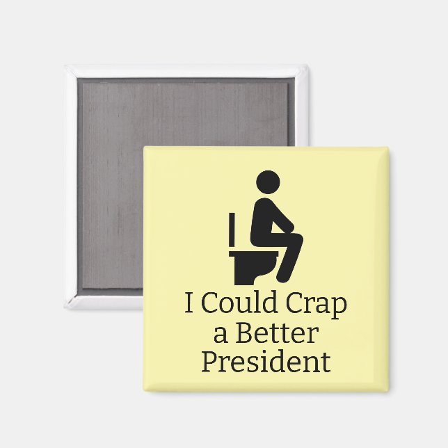 Imã Melhor Presidente Magnet (Front/Back)