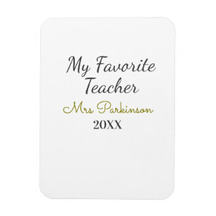 Ímã Melhor professor já acrescentou nome data ano ano 