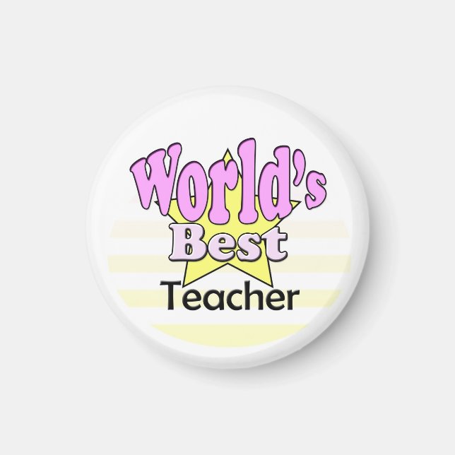 Imã Melhor Professora do Mundo (Mulher) (Frente)