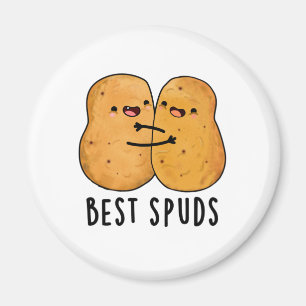 Imã Melhor Spuds Engraçados Melhores Amigos Batata Pun