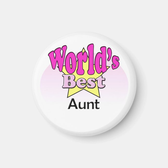 Imã Melhor Tia do Mundo (Frente)