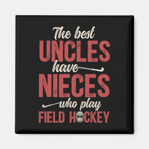 Imã Melhor Tio de Hockey em Campo de um Jogador de Hoc