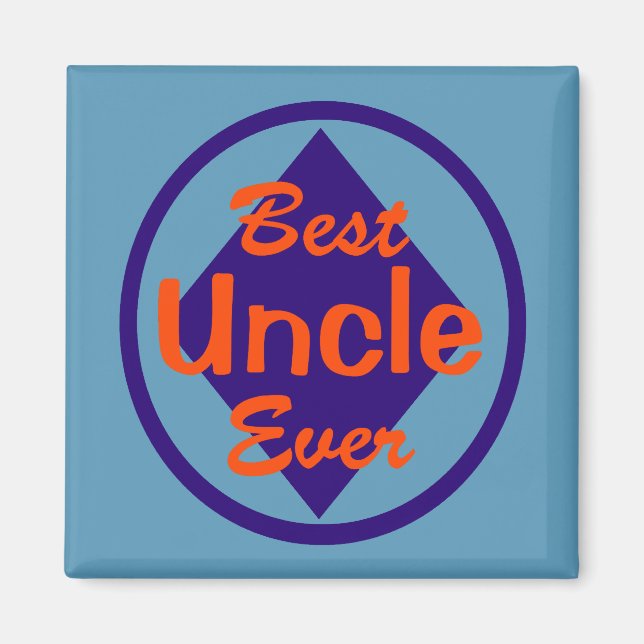 Imã Melhor Tio Ever Magnet (Frente)
