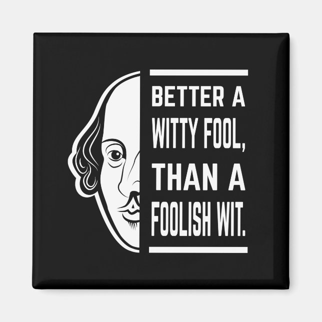 Imã Melhor uma citação de Shakespeare Tespian Testemun (Frente)