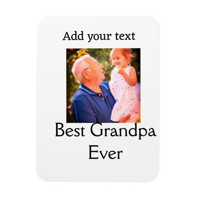 Ímã Melhor vovô de alguma vez fotógrafo do avô. (Vertical)