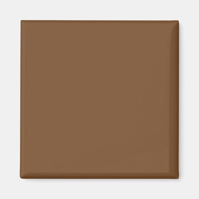 Imã Melhore seu Design com um fundo castanho (Frente)