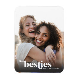 Ímã Melhores Amigas Foto Personalizada