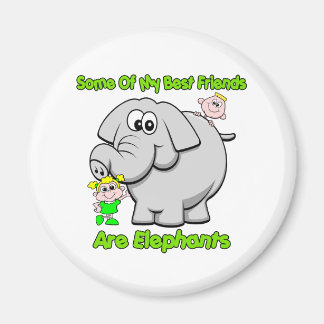 Imã Melhores Amigos do Elefante