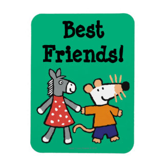 Ímã Melhores Amigos Maisy e Dotty Segurando Mãos
