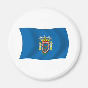 Imã Melilla Flag Magnet