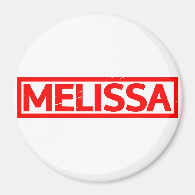 Imã Melissa Stamp (Frente)