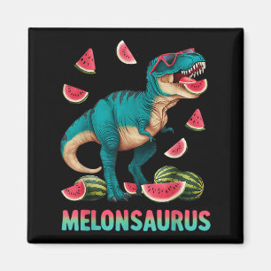 Imã Melonsaurus de Melancia Divertido Dinossauro T Rex