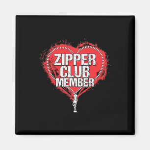 Imã Membro do Clube Zipper Engraçado Humor Funny