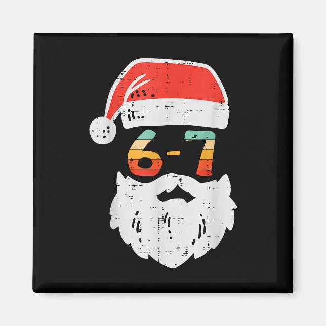 Imã Meme 67 Papai Noel Xmas Seis Sete Natal Adolescent (Frente)