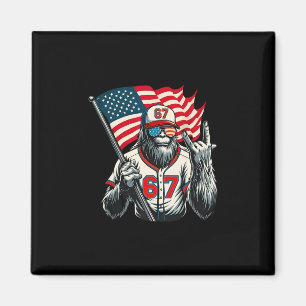 Imã Meme 67 Pés-Pé Engraçado Seis Gen Alpha Slang