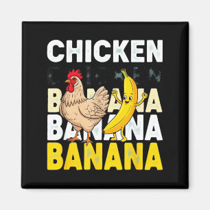 Imã Meme de Dança da Galinha Banana Engraçada para Cri