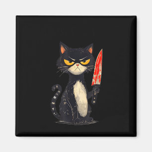 Imã Meme de Gato Engraçado Eu Exijo Design de Lanches