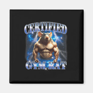 Imã Meme de Rato de Academia Certificado Fitness Muscu