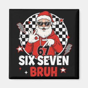 Imã Meme Divertido 67 Seis Sete Natal Bruh Papai Noel
