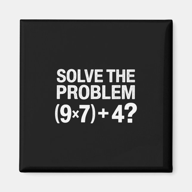 Imã Meme engraçado 67 Pemdas Professor de Matemática B (Frente)