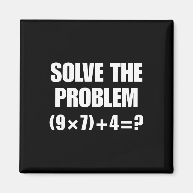 Imã Meme engraçado 67 Pemdas Professor de matemática e (Frente)