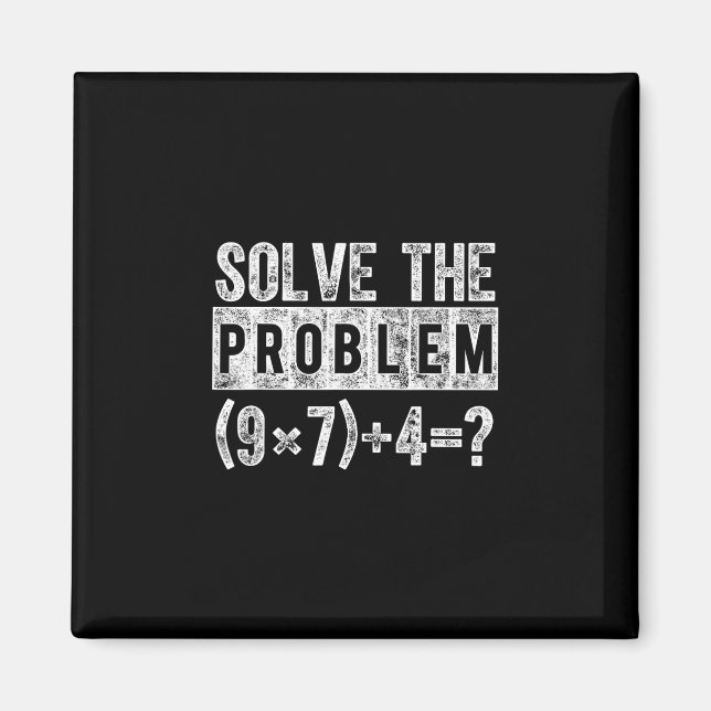 Imã Meme engraçado 67 Pemdas professor de matemática e (Frente)