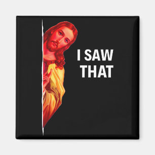 Imã Meme Engraçado de Jesus que Eu Vi Citação Cristã P