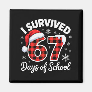 Imã Meme Engraçado Seis Sete Natal Sobrevivi 67 Dias