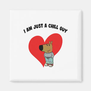 Imã Meme Engraçado Sou Apenas Um Cara Legal Dia dos Na