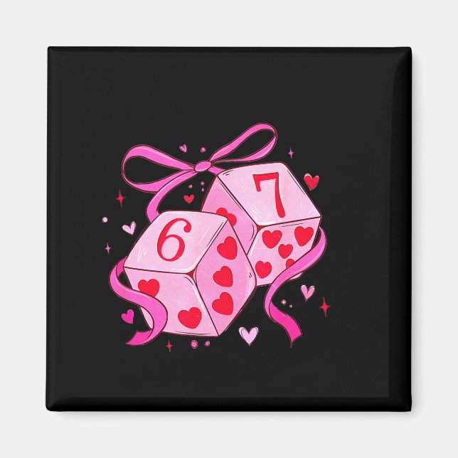 Imã Meme Playing Cards Valentine,preppy Funny Coquette (Frente)