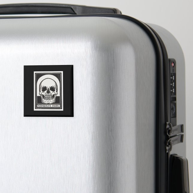 Imã Memento Mori Skull Art (In Situ (Luggage))