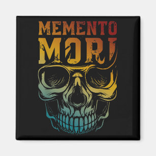 Imã Memento Mori Stoicismo Citação do Crânio Filosofia