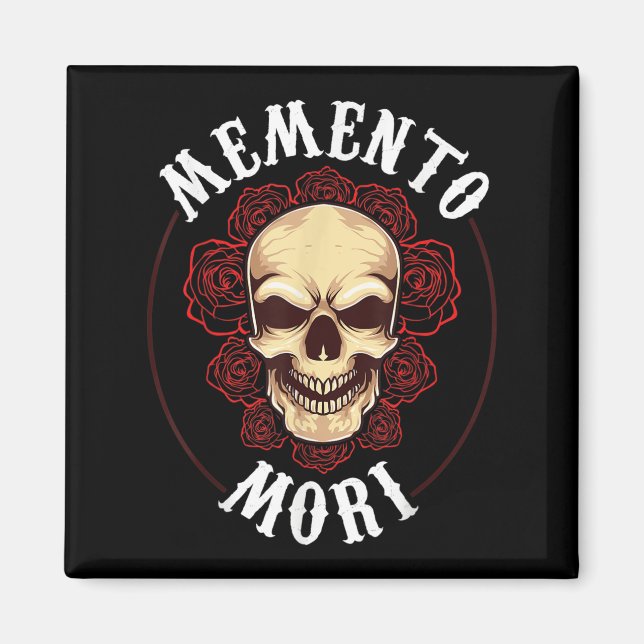 Imã Memento Mortalidade Estoicismo de Filosofia Estáti (Frente)