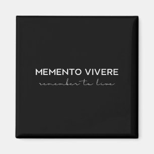 Imã Memento Vivere Lembra De Viver Filosofia Latim Q