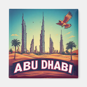 Imã 🧲 Memória de Férias Costeiras em Abu Dhabi UAE 🌊