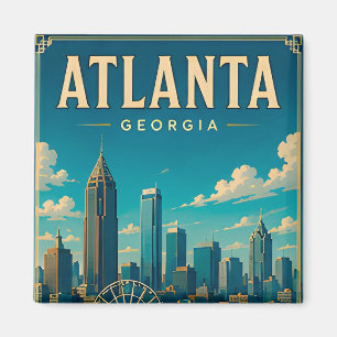 Imã Memória de Férias em Atlanta Geórgia 🍑
