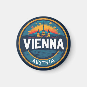 Imã Memória de Férias em Viena Áustria Para Amantes de