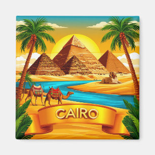 Imã 🧲 Memória de Férias no Cairo Egito Da Sua Viagem 
