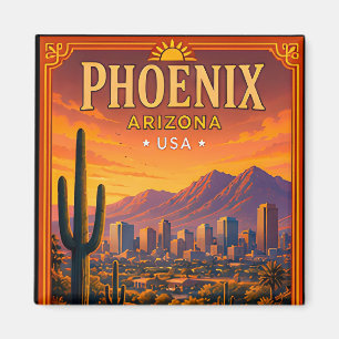 Imã 🌵 Memória de Férias no Deserto de Phoenix Arizona