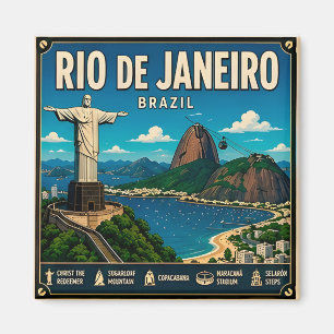 Imã 🌎 Memória de Férias no Rio De Janeiro para Viajan