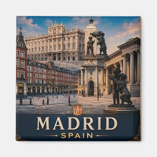 Imã 🧲 Memória de Fim de Semana em Madrid da Espanha �