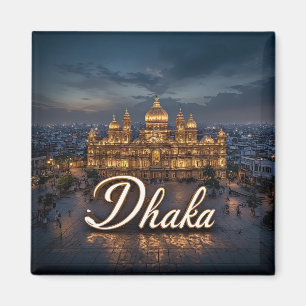 Imã 🧲 Memória de Viagem de Dhaka Bangladesh para Visi