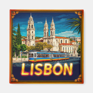 Imã 🧲 Memória de Viagem do Distrito Histórico de Lisb