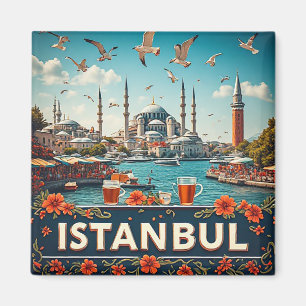 Imã 🧲 Memória de Viagem para Istambul Turquia 🧲