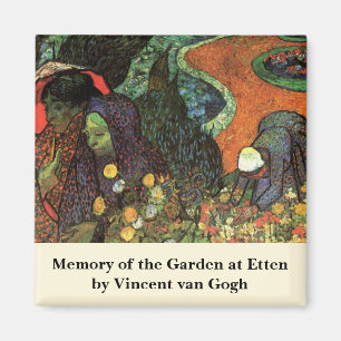 Imã Memória do Jardim em Etten por Vincent van Gogh