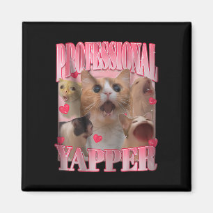 Imã Memória Engraçada de Gato Iapper Profissional