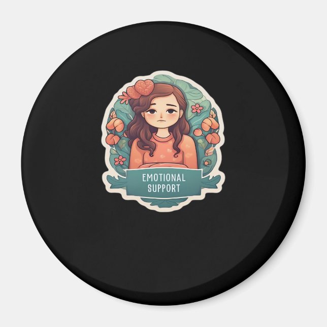 Imã Memória Engraçada do Colega de Trabalho Emocional (Frente)