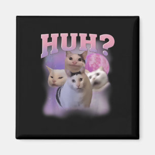 Imã Memória Engraçada Huh Gato De Camisa Gato Soa Humo